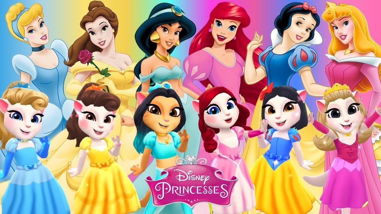 ✨💖ANGELA 2➕DISNEY PRINCESSES New Update Cosplay