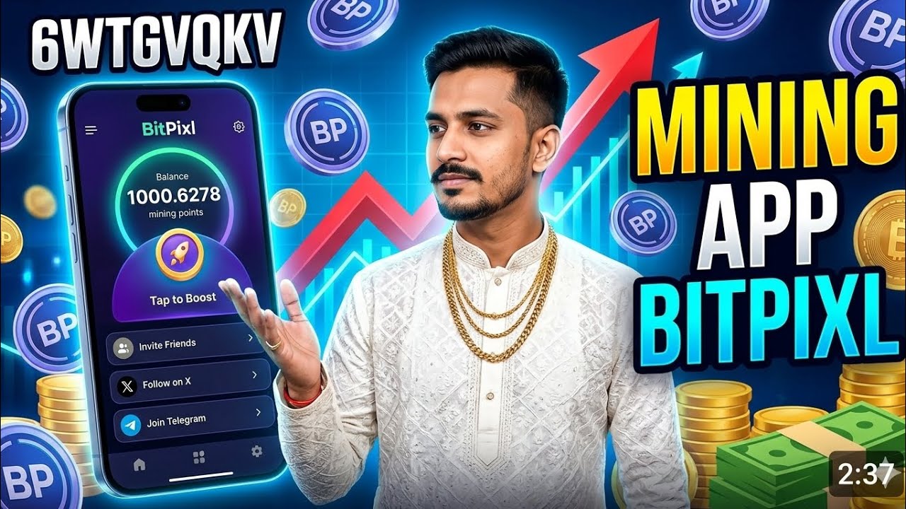 JOIN  BITPIXL  MINING Project  Now  // Full Guide on how to start..... DON'T miss out 
