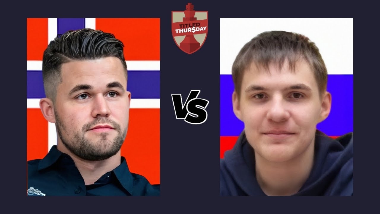 Magnus Carlsen vs Andrey Drygalov | Titled Thursday | January 2026