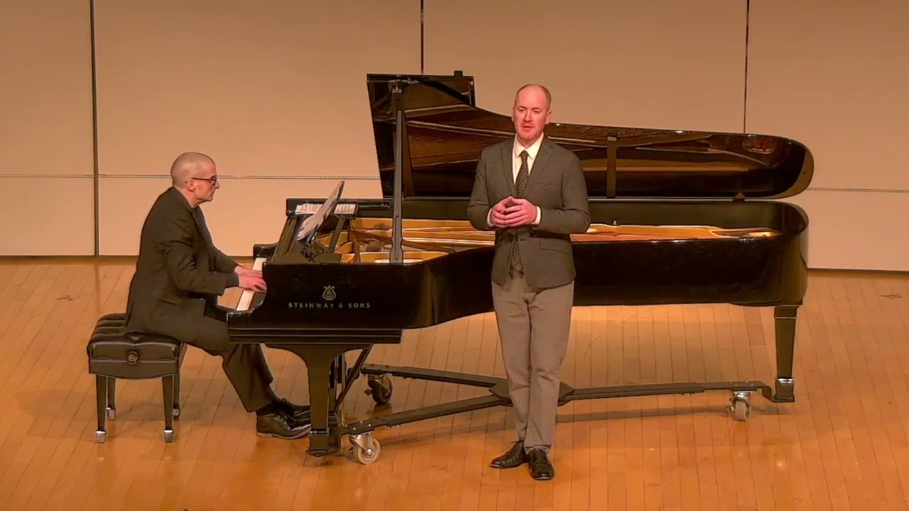 Christopher Reames, tenor and JJ Penna, piano in recital.