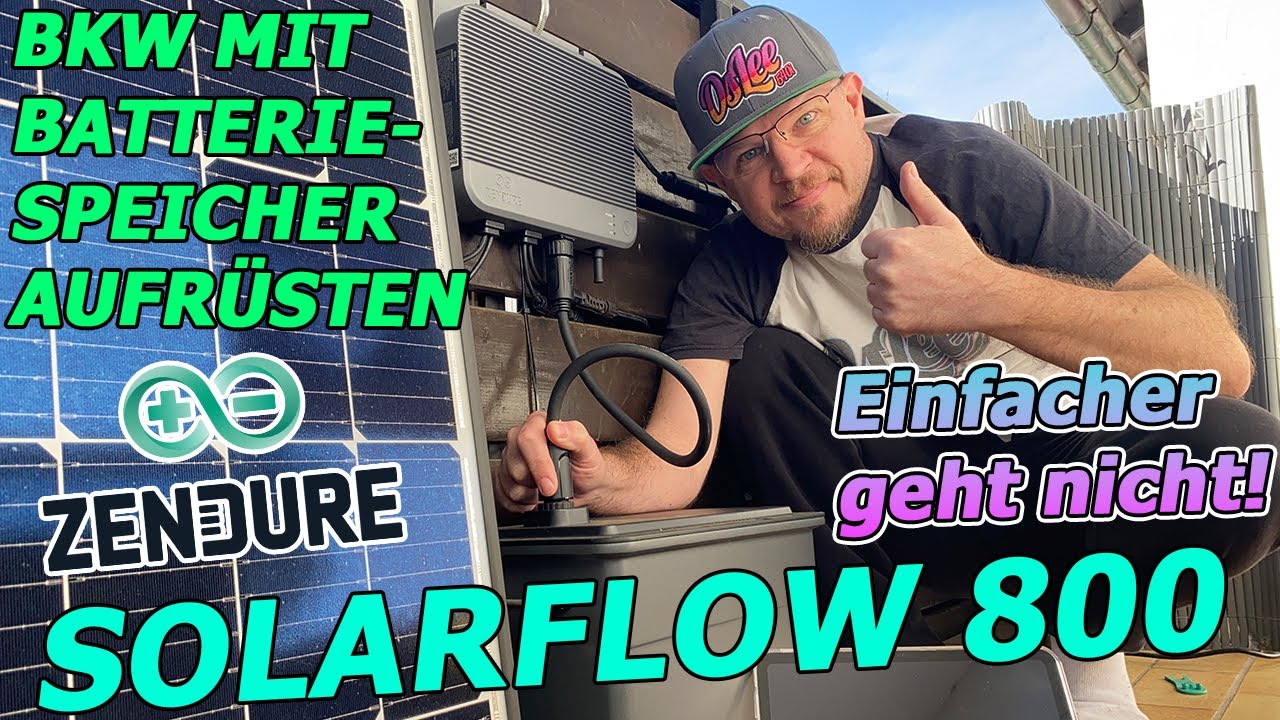 Zendure SolarFlow 800: Batteriespeicher fürs Balkonkraftwerk | Einfacher geht es nicht!