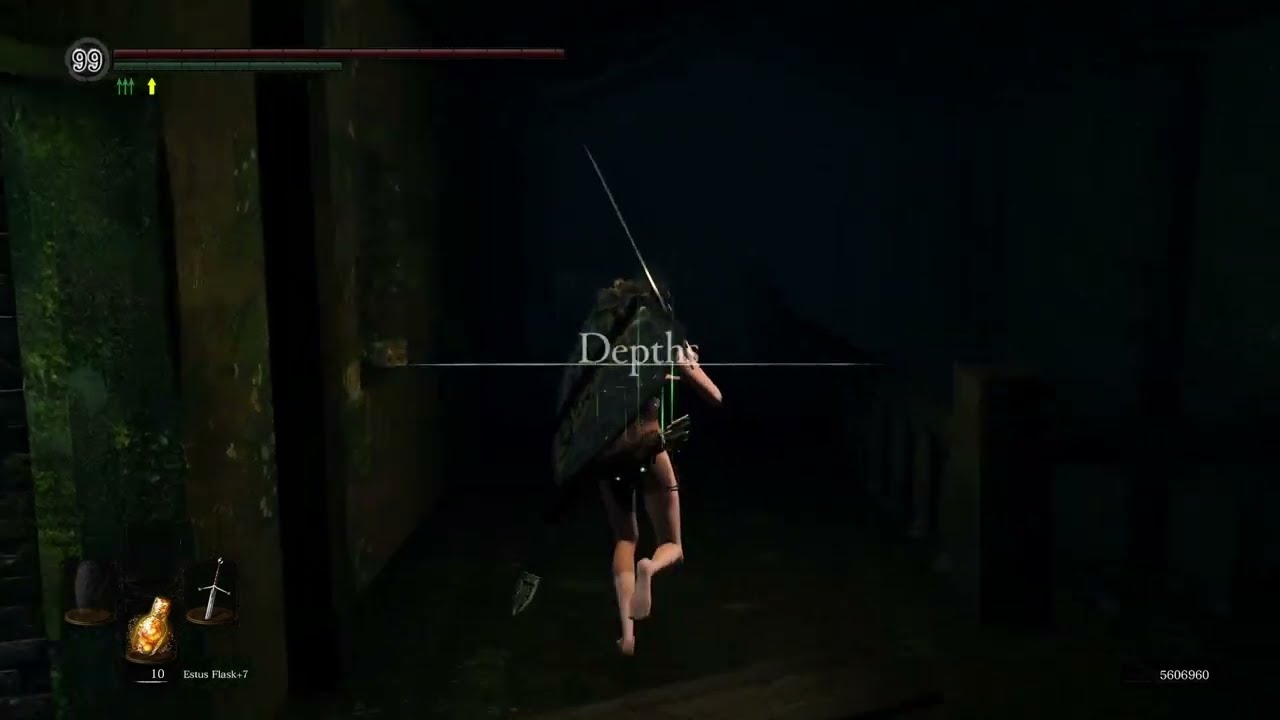 Dark Souls 1 - The Depths -  Large Ember, Sewer Chamber Key, & Bonfire location