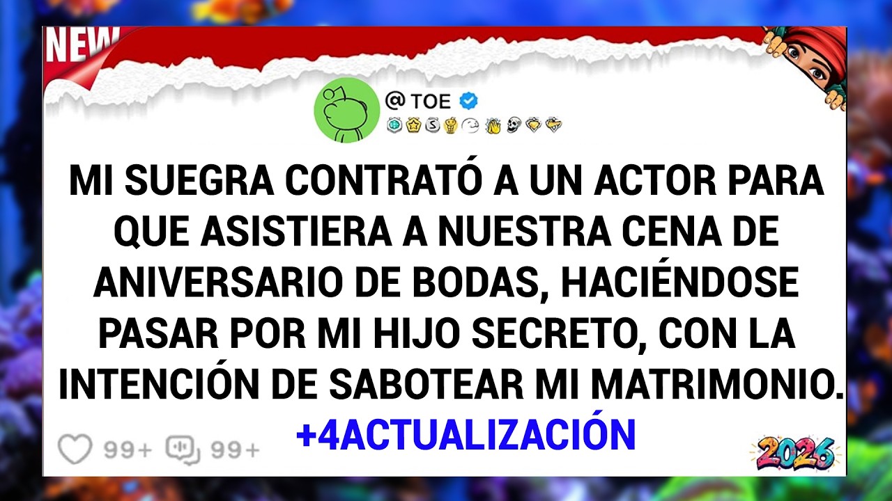 Mi Suegra Contrató A Un Actor Para Que Asistiera A Nuestra Cena De Aniversario De Bodas...