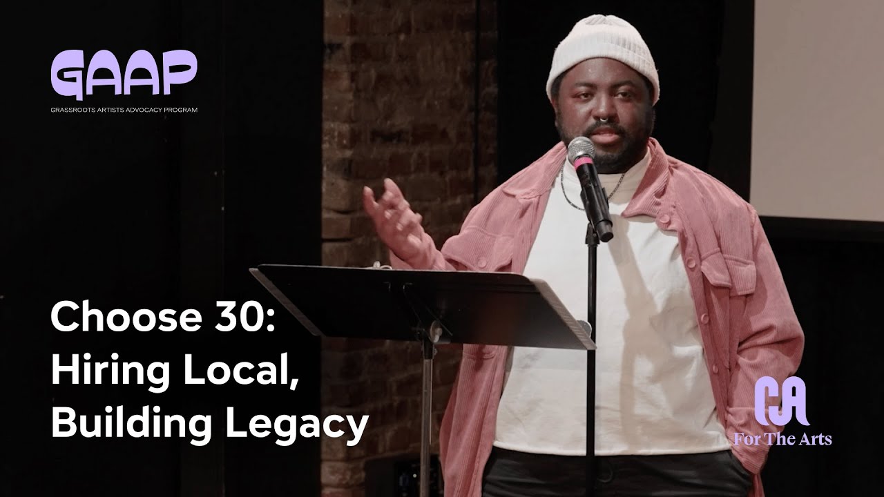 GAAP 2025 | Choose 30: Hiring Local, Building Legacy | AeJay Antonis Marquis