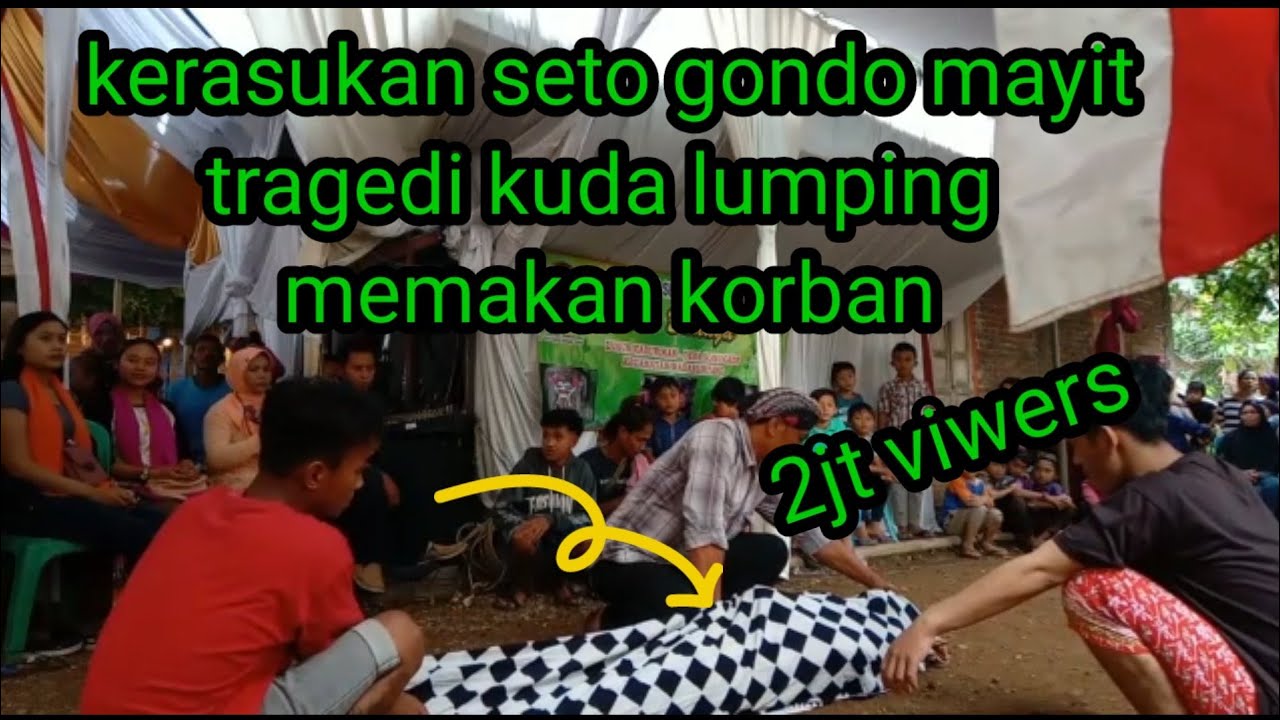 proses pencabutan Kodam Seto Gondo mayit kuda lumping Setiyo budoyo