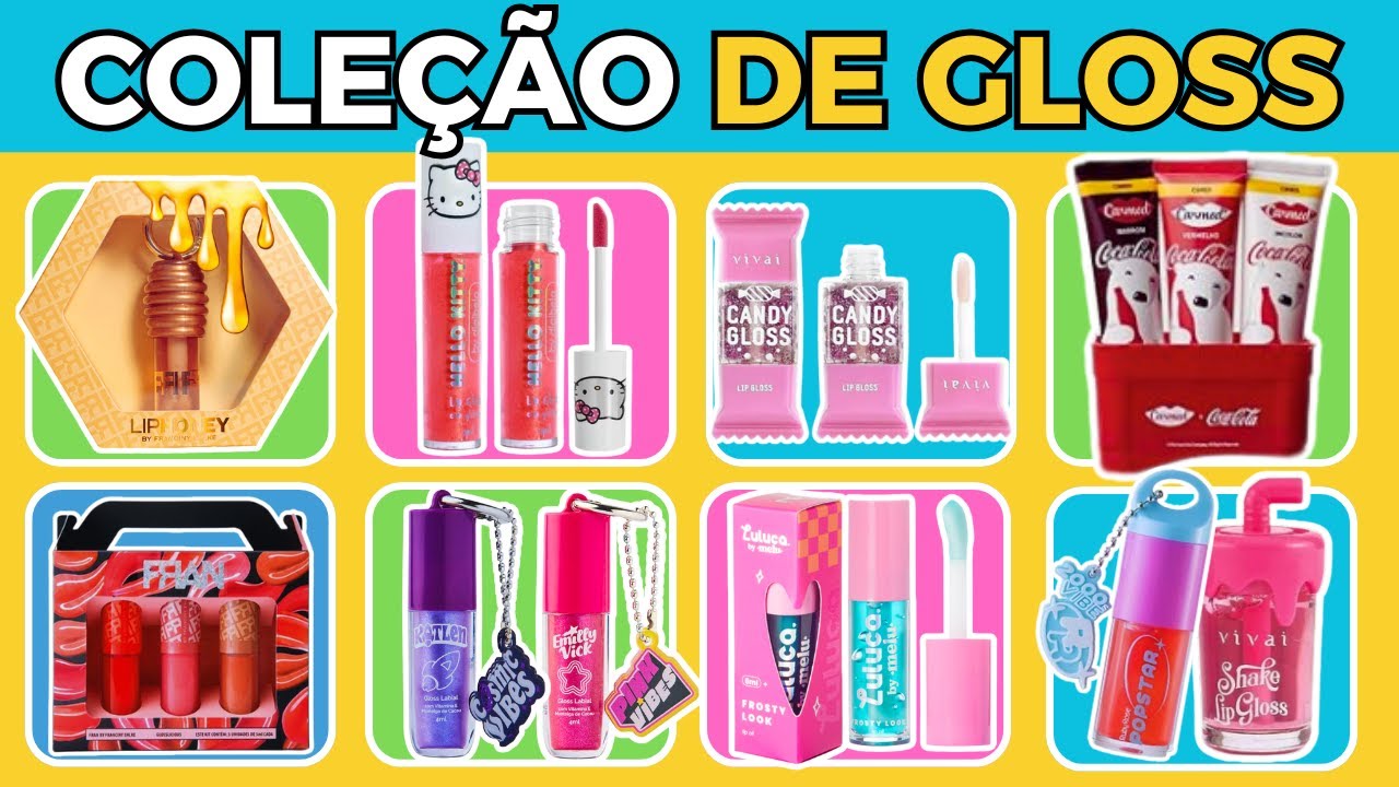💄✨MONTE SUA COLEÇÃO DE GLOSS 2026!! #giragiraquiz