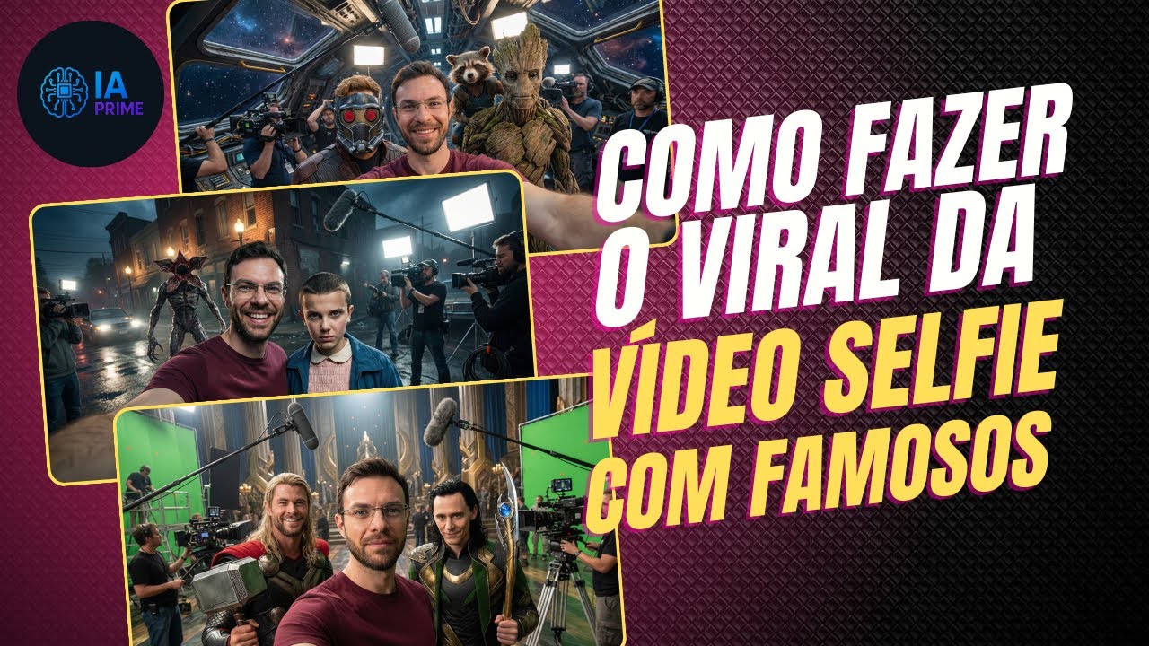 🤳COMO FAZER A VIRAL DE SELFIE DE VÍDEO com FAMOSOS!
