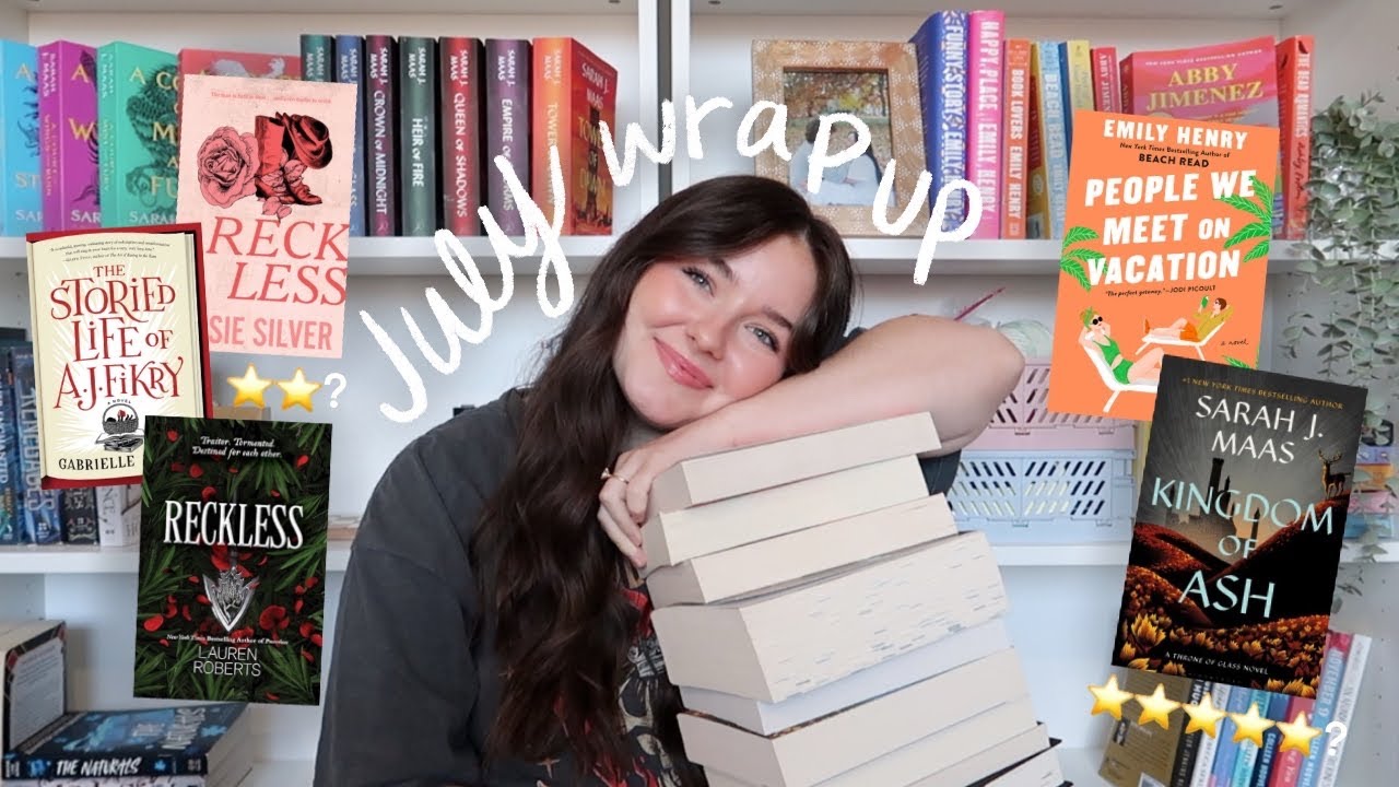 what I read in July🫐🧡☀️*July wrap up*
