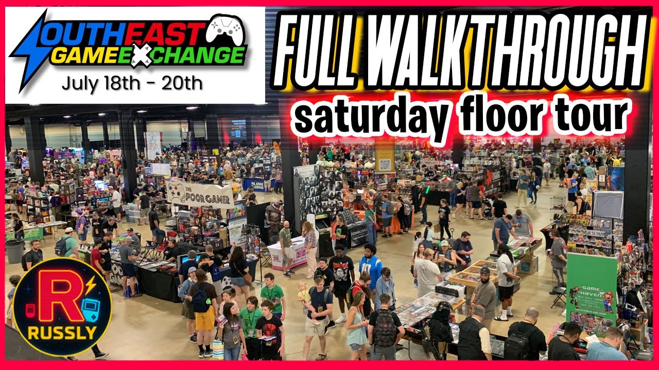 🎮 SEGE 2025 Showroom Floor Tour &ndash; Walking the SouthEast Game Exchange! | Greenville, SC