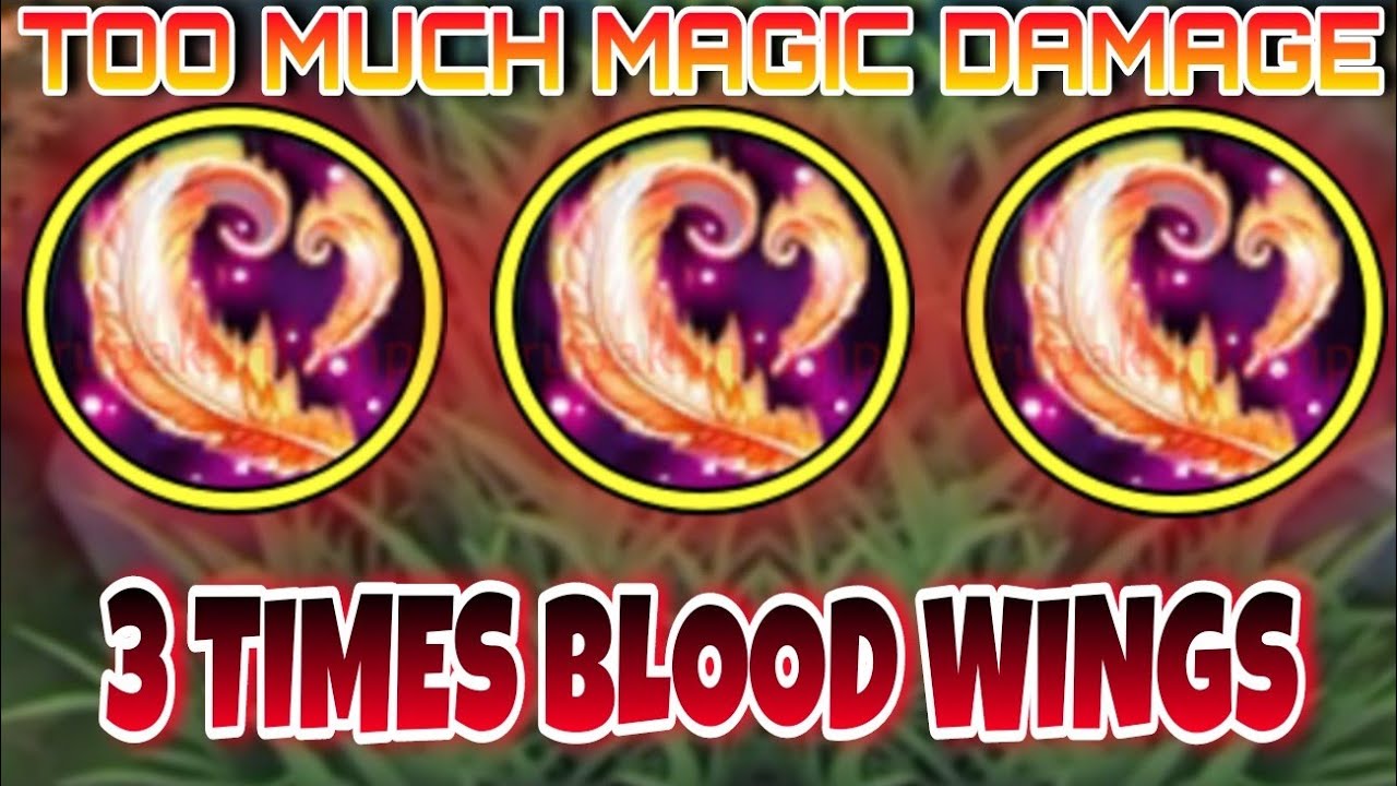 Alice 3 Times Blood Wings Insane Damage | Broken Magic Build | Mobile Legends