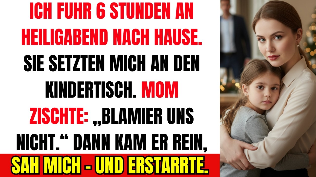 Ich saß am Kindertisch… bis ER mich sah und erstarrte