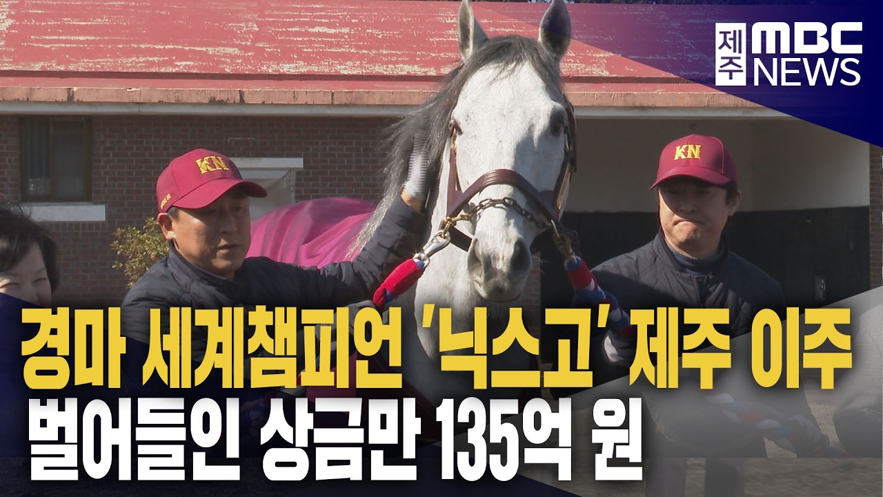 경마 세계챔피언 제주 이주‥마산업 활기