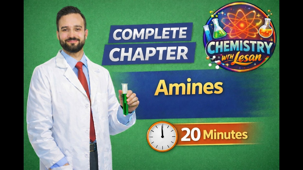 AMINES ONE SHOT CLASS 12 ORGANIC CHEMISTRY