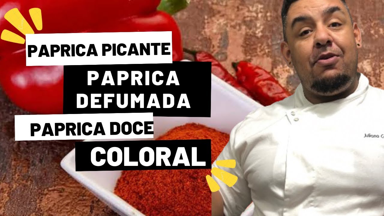 Qual a DIFERENÇA de Páprica e Coloral | Aula Completa