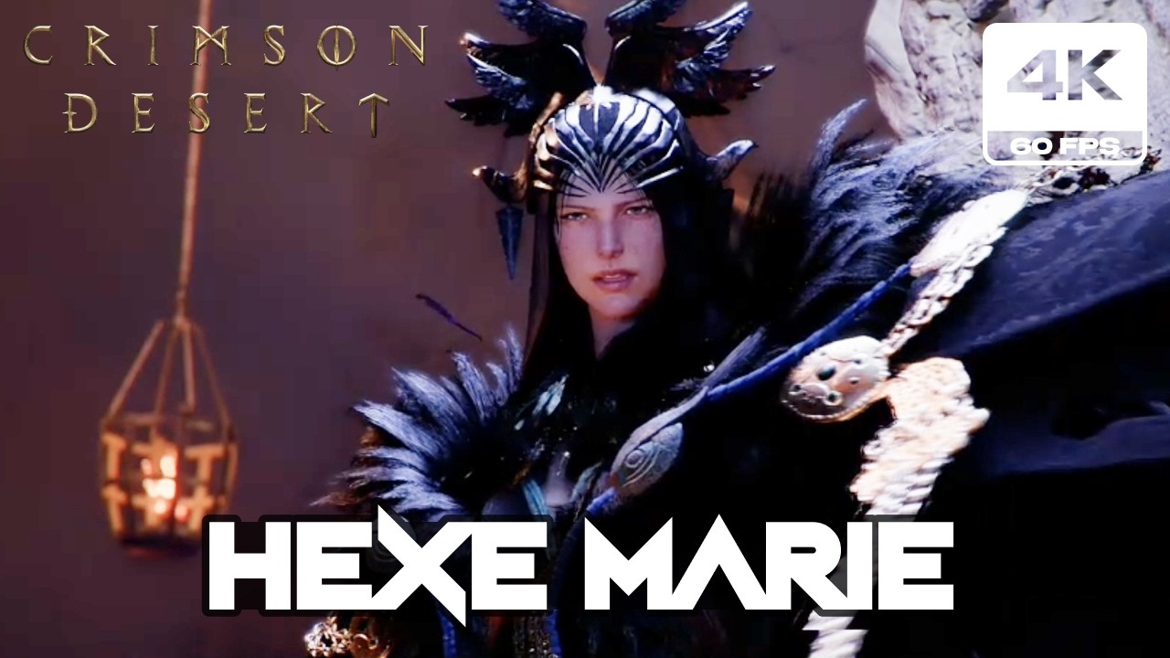 Crimson Desert - Hexe Marie Boss Fight (4K 60FPS PC Cinematic)