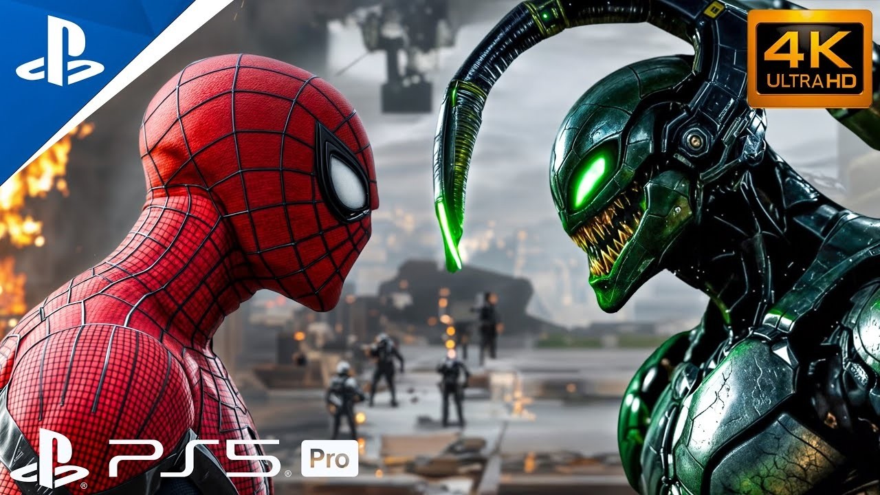Spider-Man 2: The Combat is INSANE! 🔥 Peter & Miles vs Kraven's Hunters (4K) 
