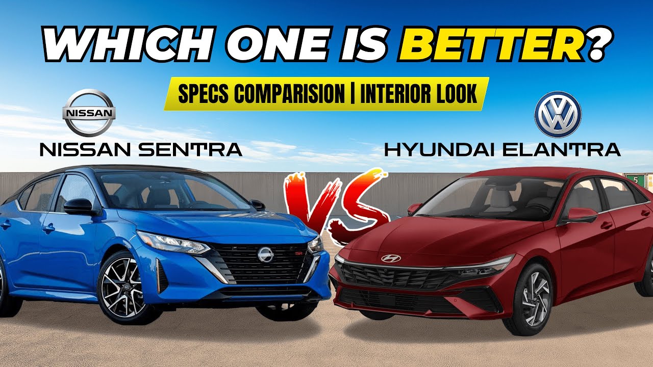 Nissan Sentra 2025 vs Hyundai Elantra 2025 | Interior Look | Specs Comparison