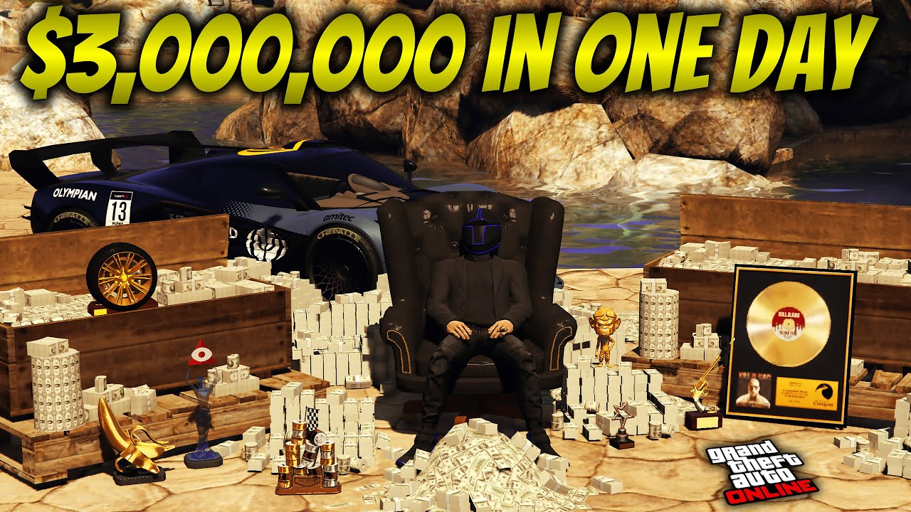 How to Make Over $3,000,000 (Starting from Level 1) in Less than 1 Day | GTA 5 Online