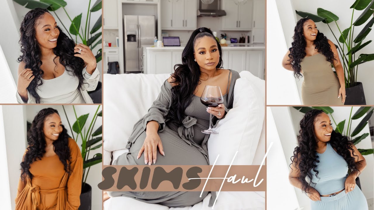 SKIMS HAUL -- Is it worth the hype? Is it curvy girl approved??? | JaLisaEVaughn