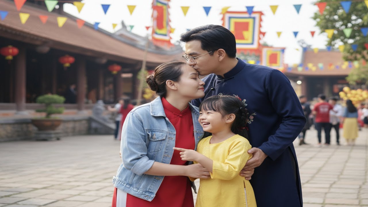 After Everything, Diep and James Find Happiness as Their Family Enjoys the Village Festival