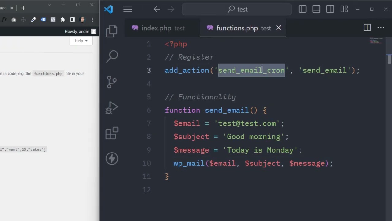 WordPress: how to create and debug WP-Cron