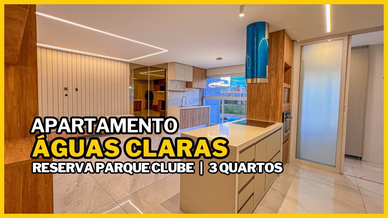 🏡 APARTAMENTO DE 3 QUARTOS REFORMADO NO RESERVA PARQUE CLUBE - ÁGUAS CLARAS