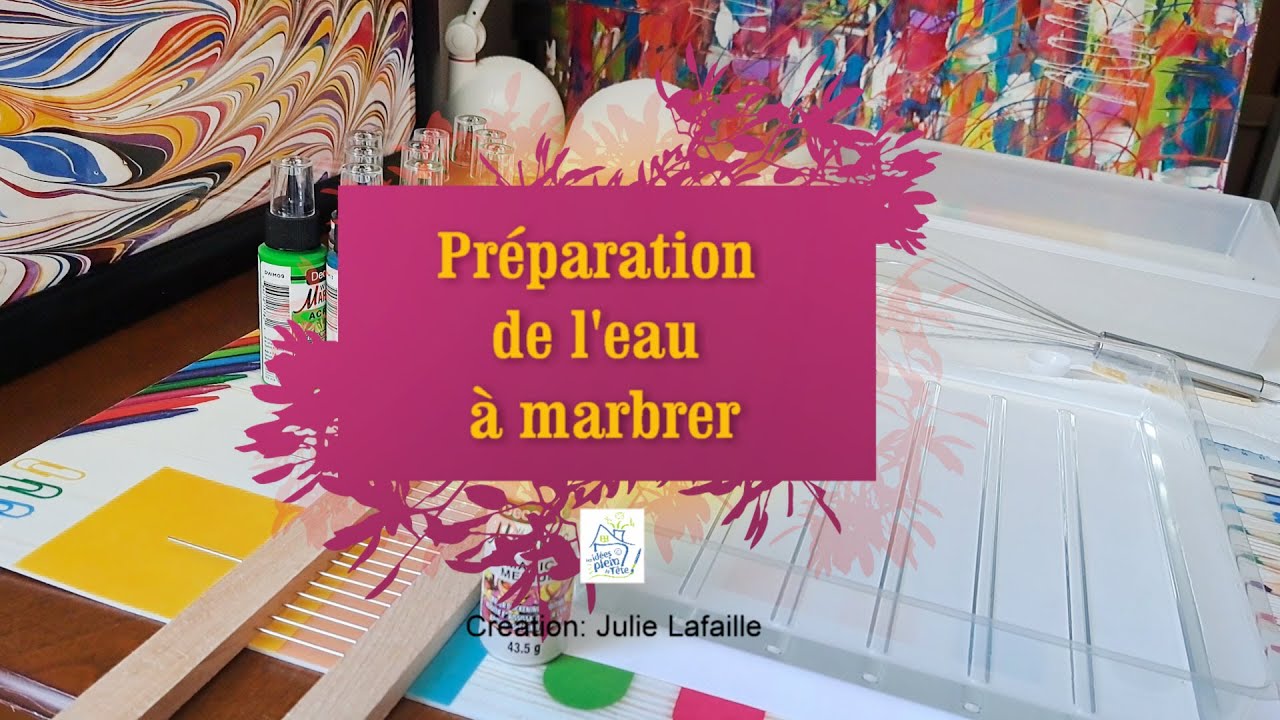 Préparation de l'eau à marbrer DecoArt - Magic Medium Water Marbling - Peinture sur l'eau