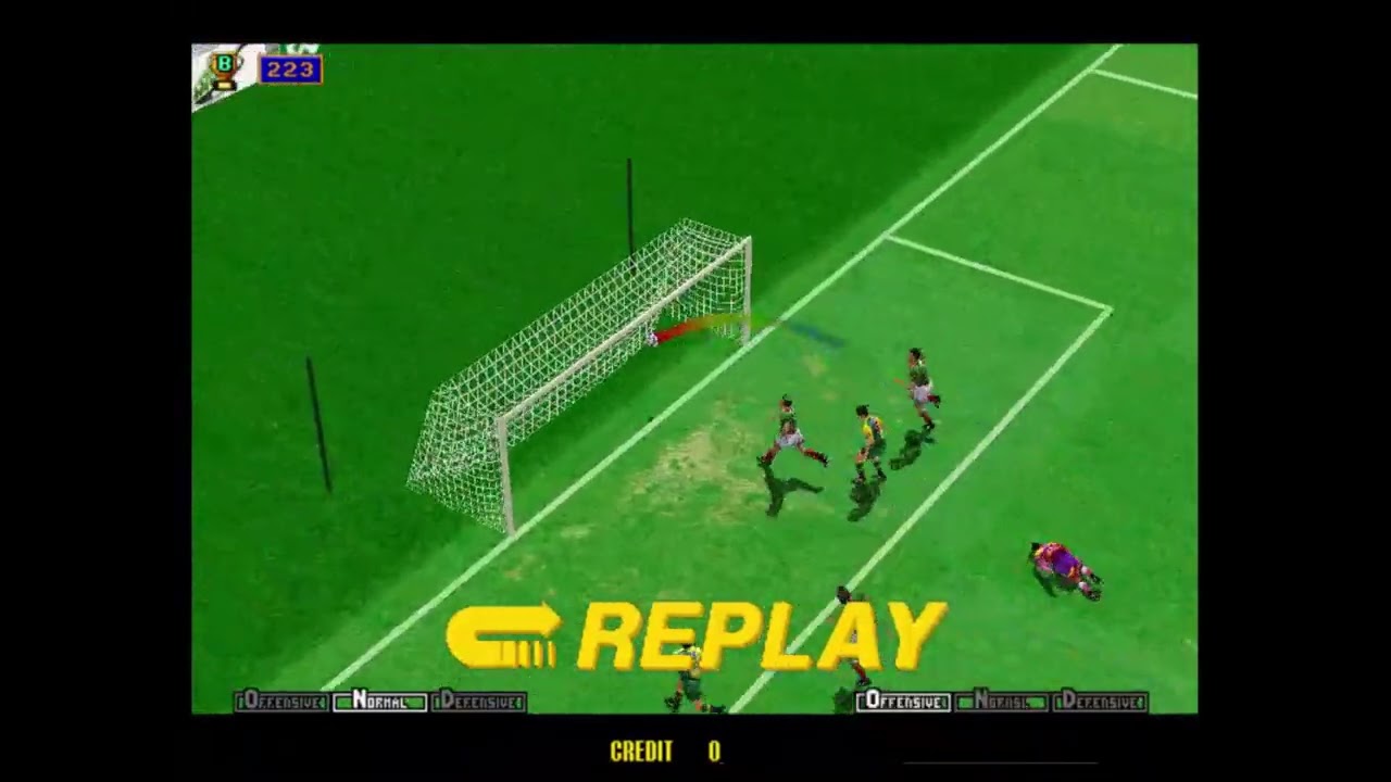 VIRTUA STRIKER 2 VERSION 98 – SEGA 1998 arcade retrogame longplay , Fc Sega Second Playthrough