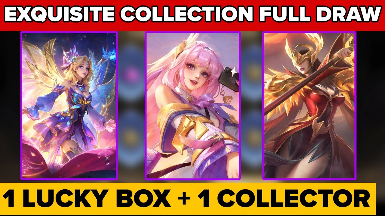 HOW MUCH COA AND DIAMONDS FOR ONE LUCKY BOX AND ONE COLLECTOR SKIN? | EXQUISITE COLLECTION FULL DRAW