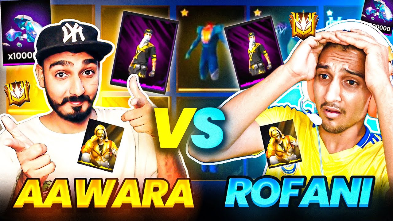Rofani Challenge For Collection Versus 🤑 World Best Collection Battle - Garena Free Fire