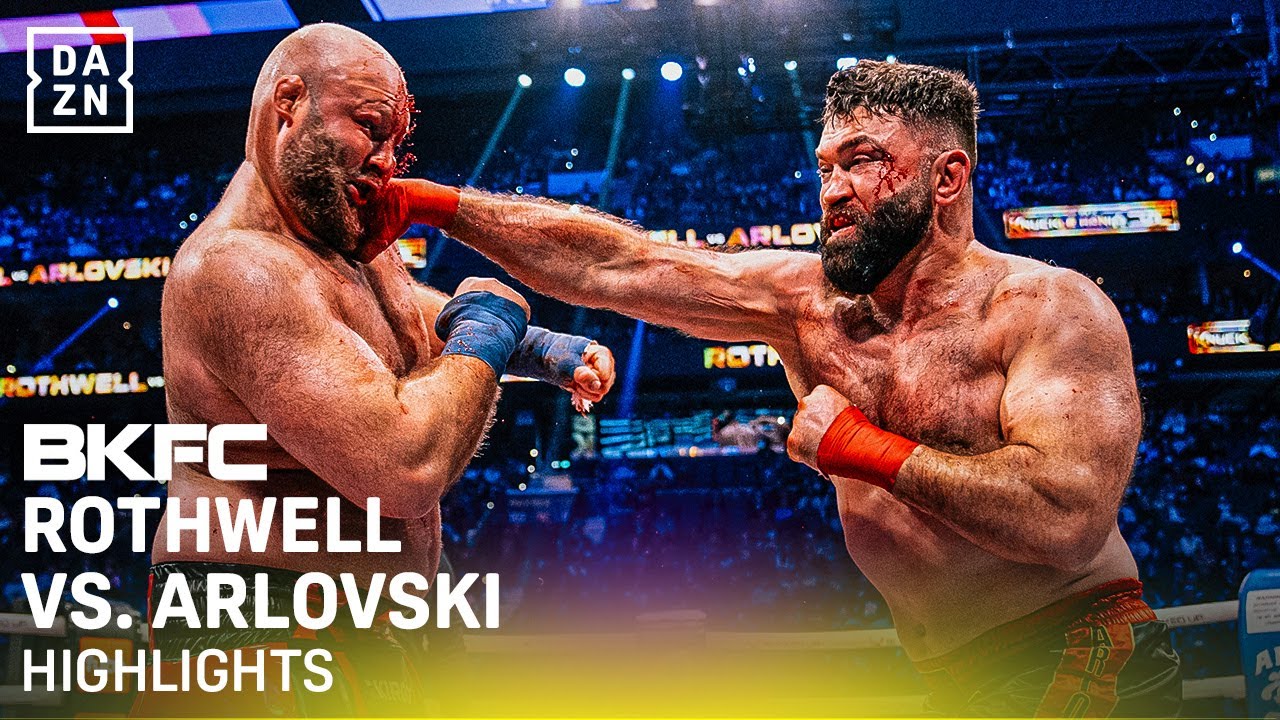 Ben Rothwell vs. Andre Arlovski Fight Highlights | Bludgeoning Win | BKFC Knucklemania