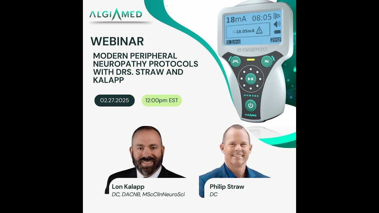 Modern Peripheral Neuropathy Protocols with Drs. Straw & Kalapp - Stimpod NMS460