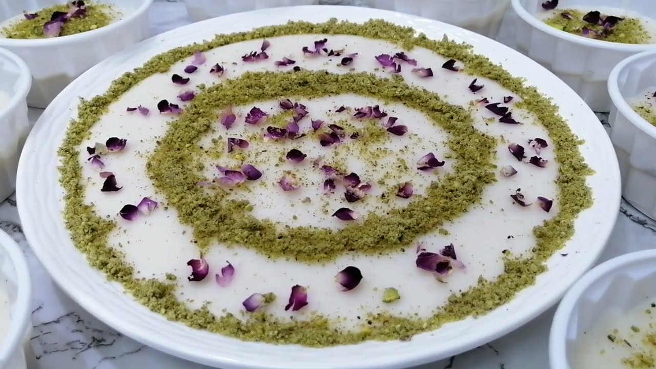 حلاوة طحين الرز بالقشطه