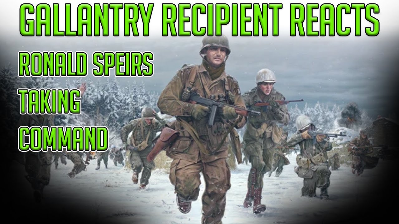 Gallantry Recipient Reacts. Ronald Speirs takes command at Foy. Easy Company, Band of Brothers