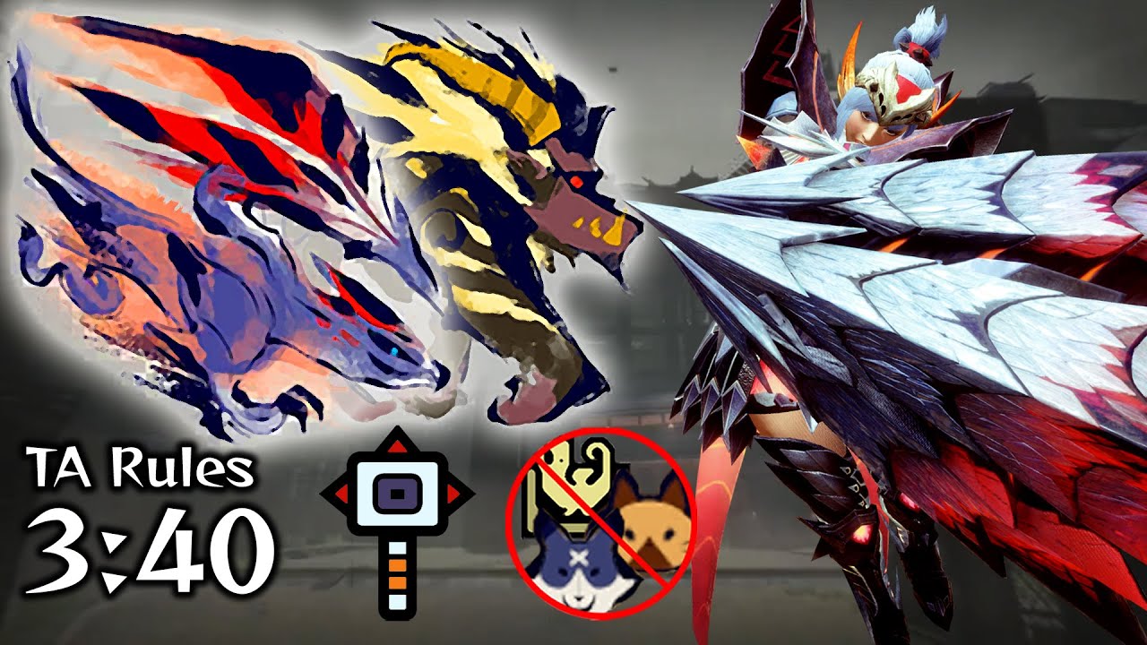 MHR Sunbreak: Destructive Stars Vs. Strength Hammer (No pets/fence) - 凶双襲来：終焉と云う名の凶星 ハンマー ソロ【サンブレイク】