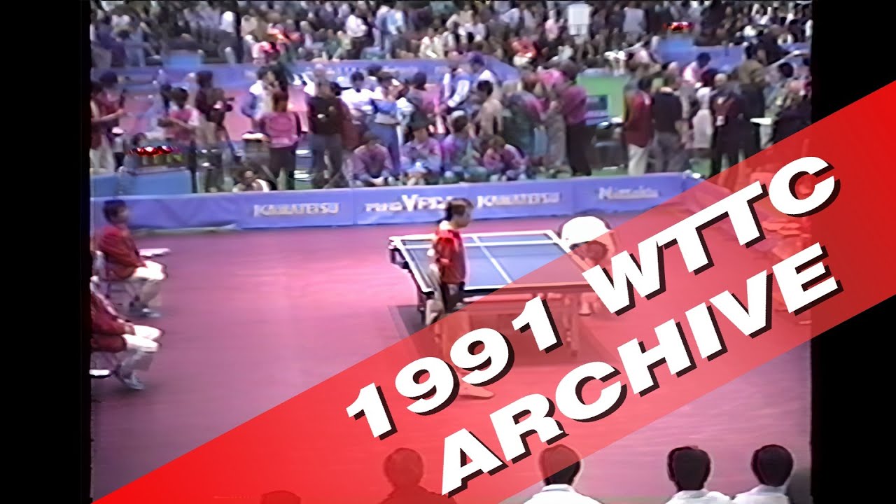 1991 World Championships - Men's Singles: Andrzej Grubba (POL) - Kang Hee Chan (KOR)