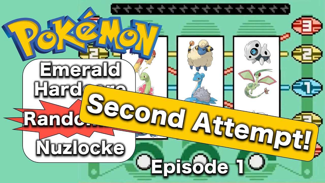 Another first episode loss! Pokemon Emerald Randomized Hardcore Nuzlocke - Attempt 2, Episode 1