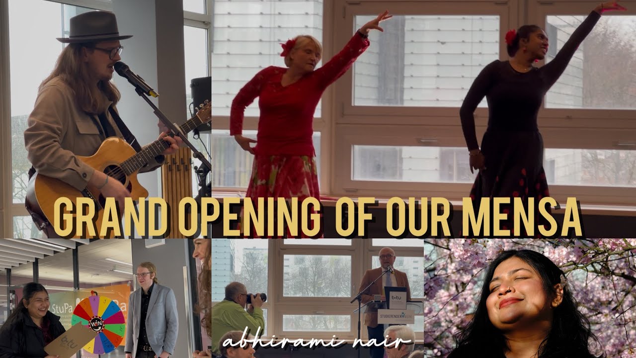 Grand Opening Of Our Mensa | BTU Cottbus | Student Life | Germany | Abhirami Nair