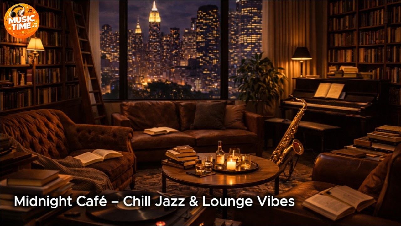 Midnight Café Jazz – Chill Lounge Music for Late Night Focus & Relax (1+ hr)