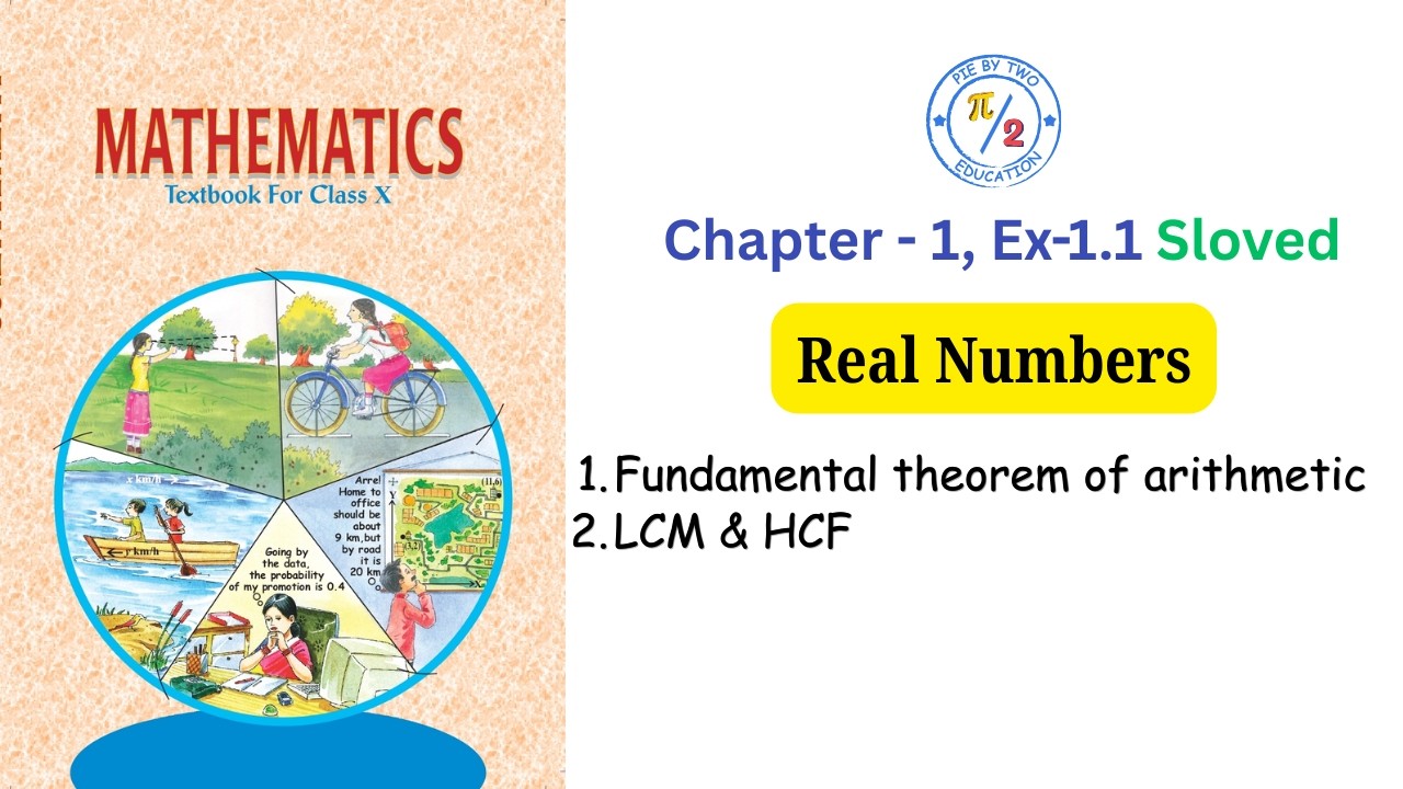 Class 10 Maths Chapter 1 (Ex 1.1) | Real Numbers | LCM, HCF & Fundamental Theorem