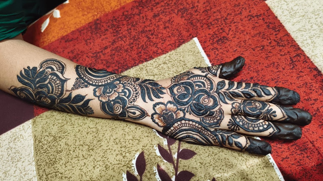 Trending Mehndi Design | Learn How To Apply Mehndi | Elman Mehndi Artist 