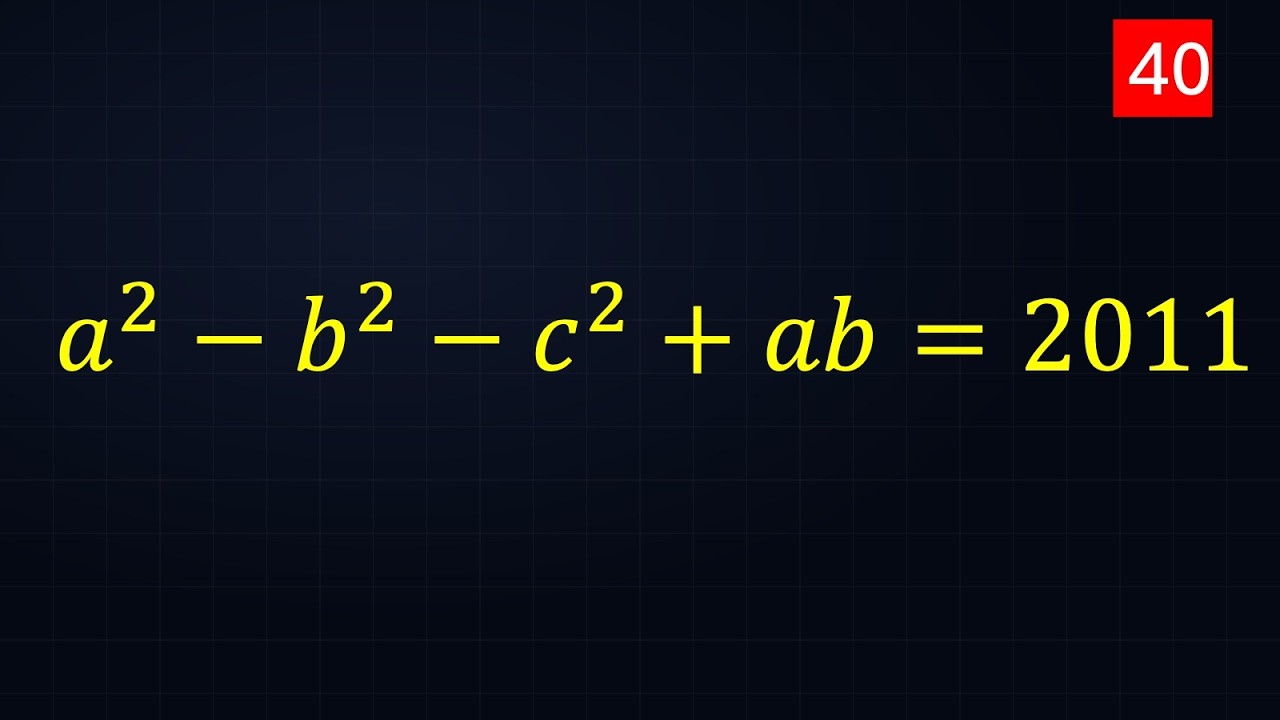 Intro to math olympiads 40#math #algebra