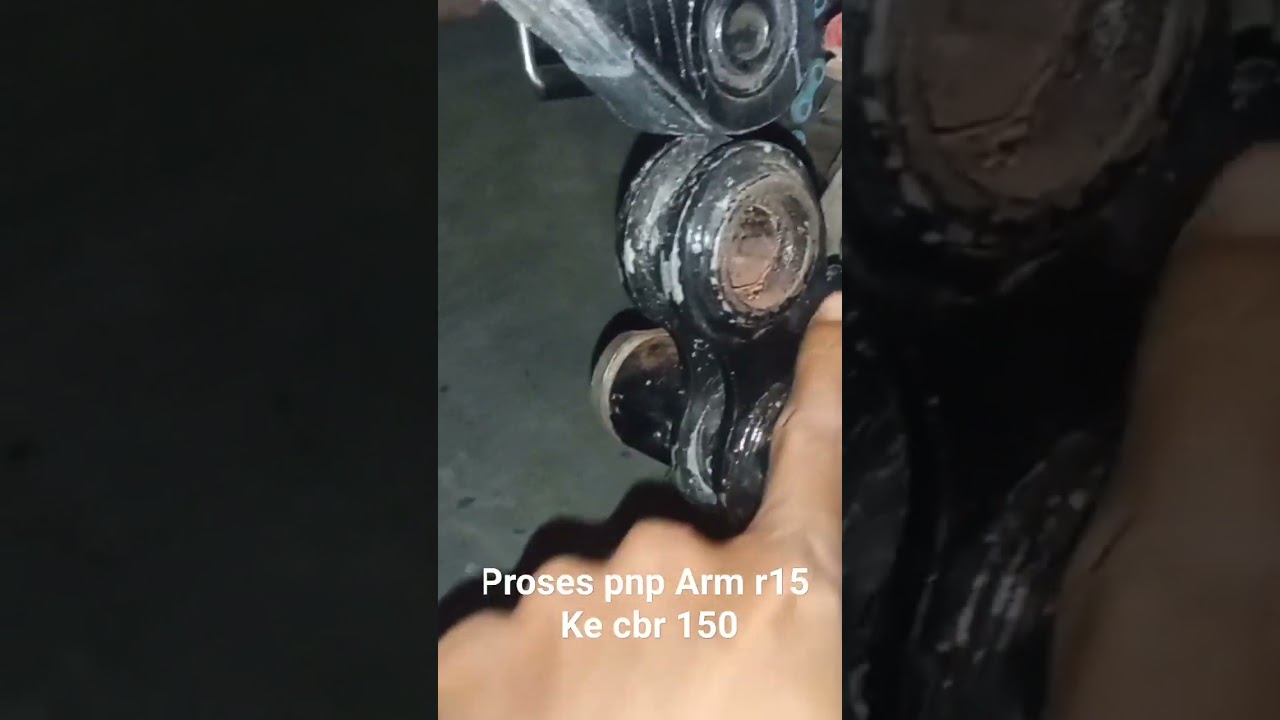 proses pnp Swing arm R15 ke Cbr 150