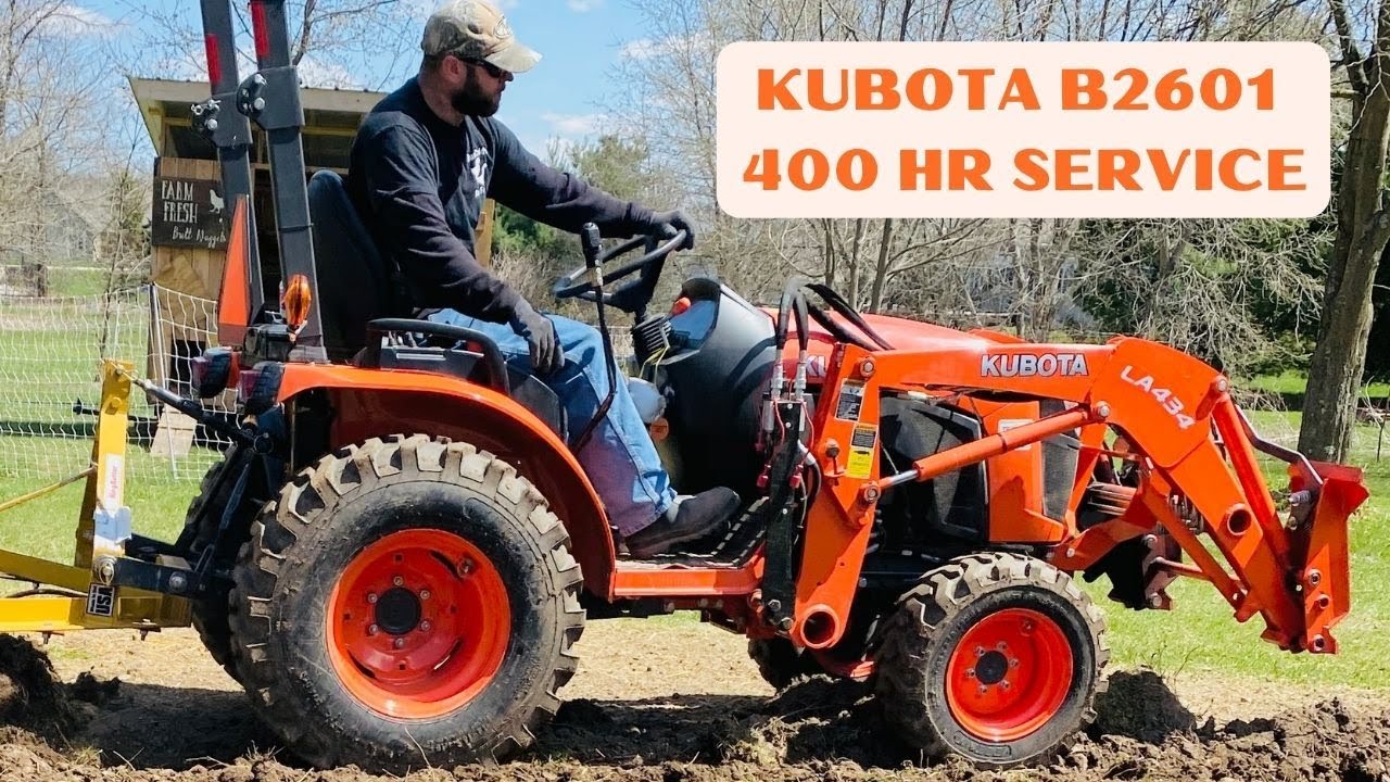 KUBOTA B2601 400-часовое обслуживание
