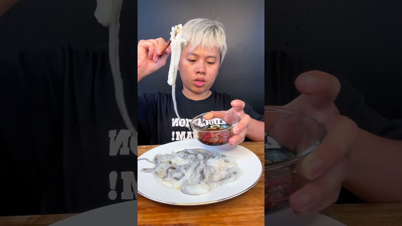 Bạch tuộc nh&uacute;ng cốt chanh | Spicy Kim #shorts