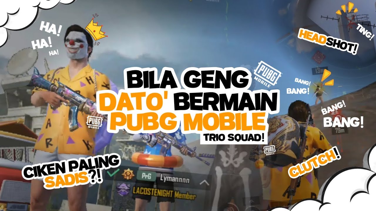 *LAWAK!* RAGAM DATO'-DATO' BUAT ALONG PECAH PERUT!🤣✨️ | PUBGMOMEN (Malaysia)