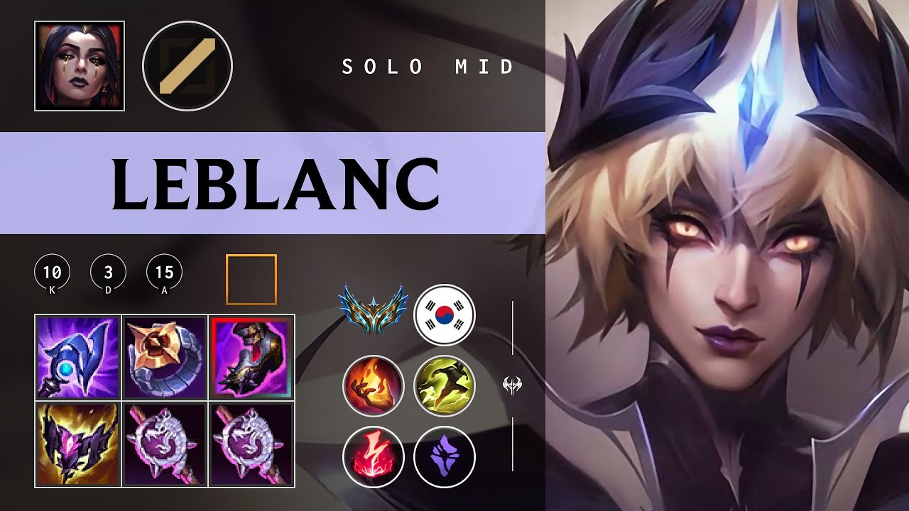 LeBlanc Mid vs Galio - KR Challenger Patch 26.03