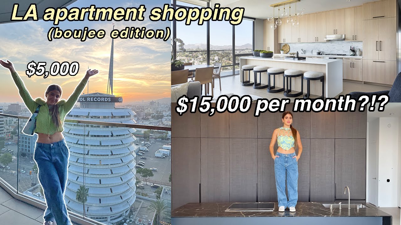 WHAT $5000 GETS YOU IN LA (apartment shopping but make it boujee)