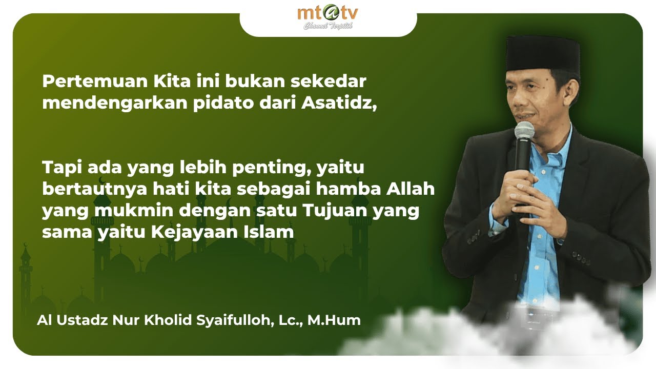 Nasihat Al Ustadz Nur Kholid Syaifulloh pada Acara IIEF 2025 Edutorium UMS
