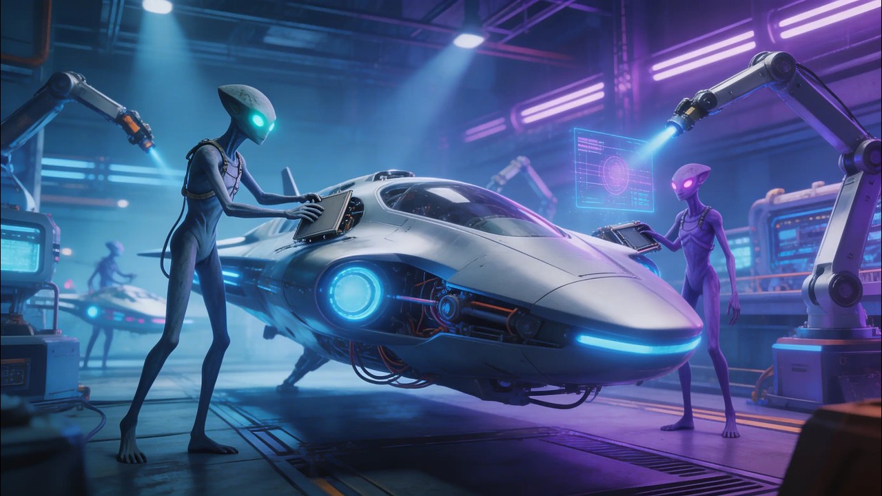 How Aliens Build Advanced Spaceships | AI Simulation